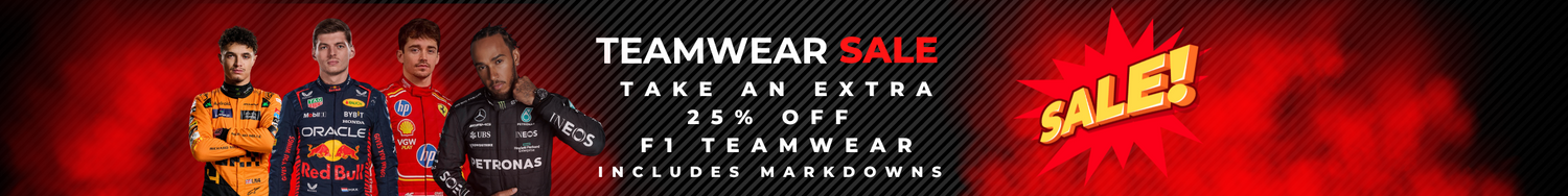 Shop Authentic F1® Racing Apparel at CMC Motorsports®