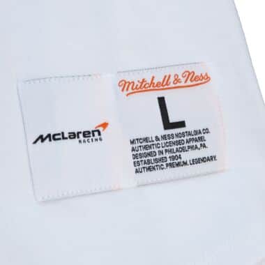 McLaren Racing F1 Special Edition Miami GP Mitchell & Ness Baseball Jersey - Blue/Pink Jersey McLaren-Castore