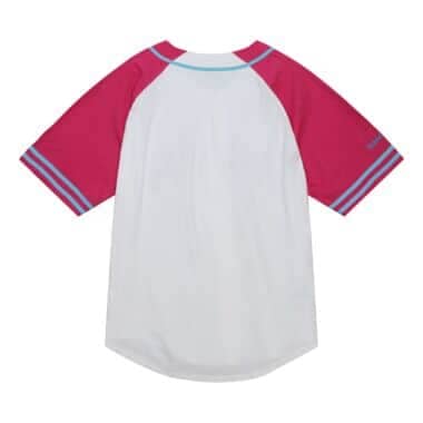 McLaren Racing F1 Special Edition Miami GP Mitchell & Ness Baseball Jersey - Blue/Pink Jersey McLaren-Castore