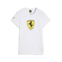 Scuderia Ferrari F1 Women's Fanwear Shield T-Shirt - Rosso Corsa/Puma White T-shirts Scuderia Ferrari XXS White