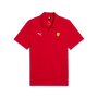 Scuderia Ferrari F1 Fanwear Polo Shirt - Rosso Corsa/Puma White Polos Scuderia Ferrari XS Red
