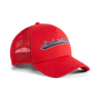 Scuderia Ferrari F1 Puma Race Trucker Hat - Flat Light Gray/Rosso Corsa Hats Scuderia Ferrari Red