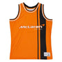 McLaren Racing F1 Mitchell & Ness Special Edition Monaco GP Triple Crown Tackle Twill Jersey Jersey McLaren-Castore