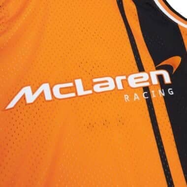 McLaren Racing F1 Mitchell & Ness Special Edition Monaco GP Triple Crown Tackle Twill Jersey Jersey McLaren-Castore