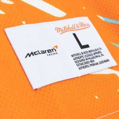 McLaren Racing F1 Special Edition Miami GP Lando Norris Mitchell & Ness Paintbrush Jersey Jersey McLaren-Castore