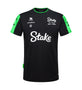 Stake F1 Kick Sauber 2024 Men's Team T-Shirt - Black T-shirts Stake F1 Kick Sauber