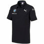 BMW Motorsports Dark Anthracite Gray Men's Team Polo Shirt Polos Black