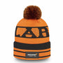 McLaren F1 New Era Team Daniel Ricciardo Bobble Cuff Beanie- Papaya Hats Chocolate
