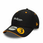 McLaren F1 New Era 9Forty Daniel Ricciardo Special Edition Monaco GP Hat - Black Hats Dark Slate Gray