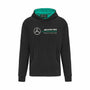 Mercedes Benz AMG Petronas F1 Unisex Logo Hooded Sweatshirt -Black/Gray Hoodies Dark Slate Gray