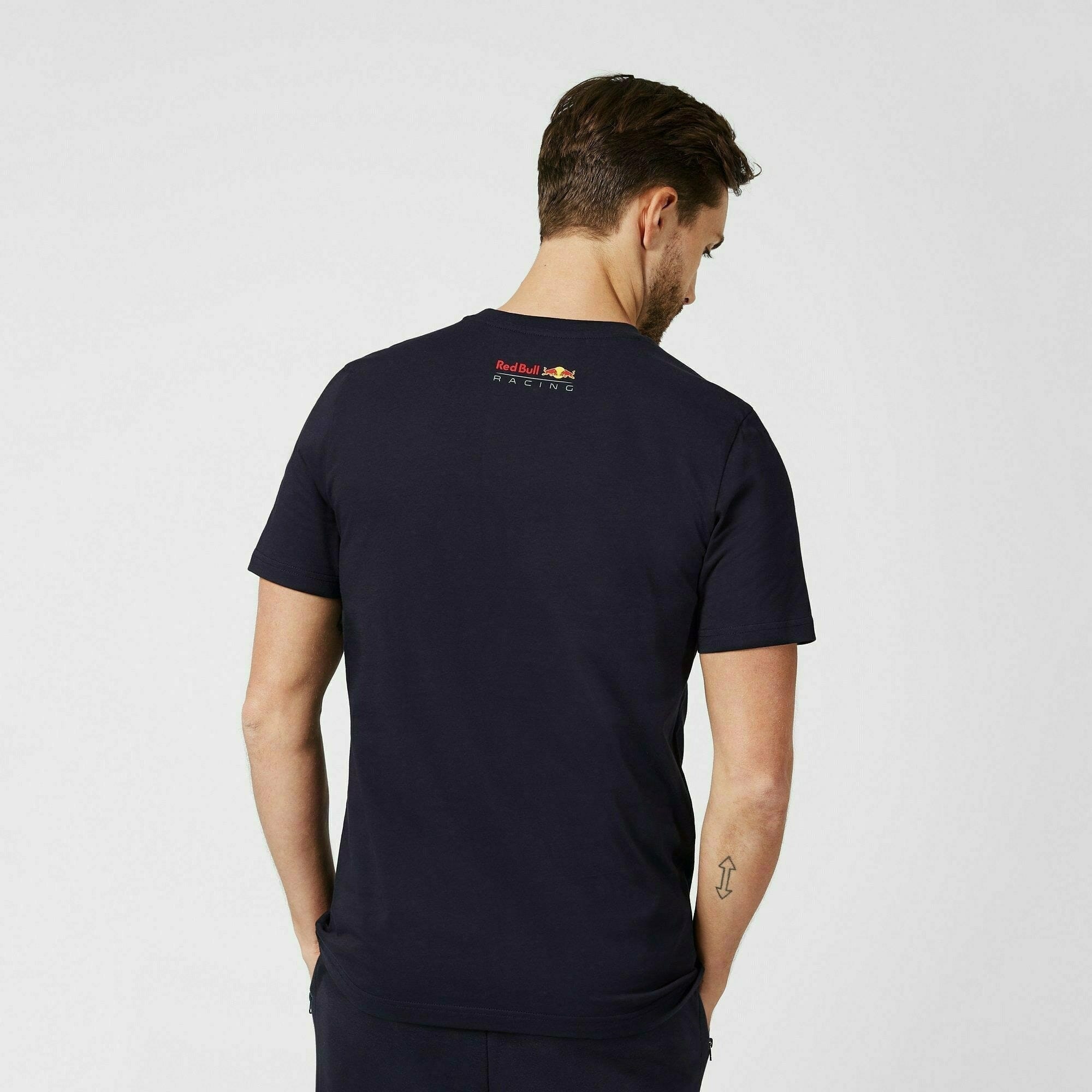 Red Bull Racing F1 Men's Graphic T-Shirt - Navy T-shirts Black