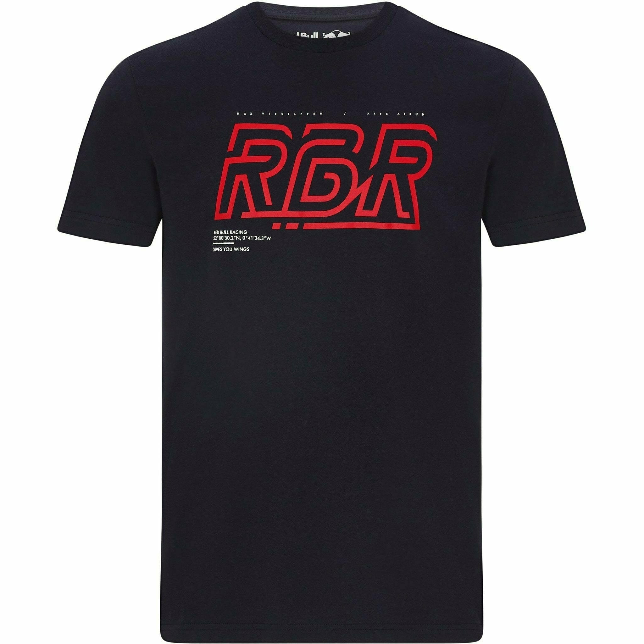 Red Bull Racing F1 Men's Graphic T-Shirt - Navy T-shirts Dark Slate Gray