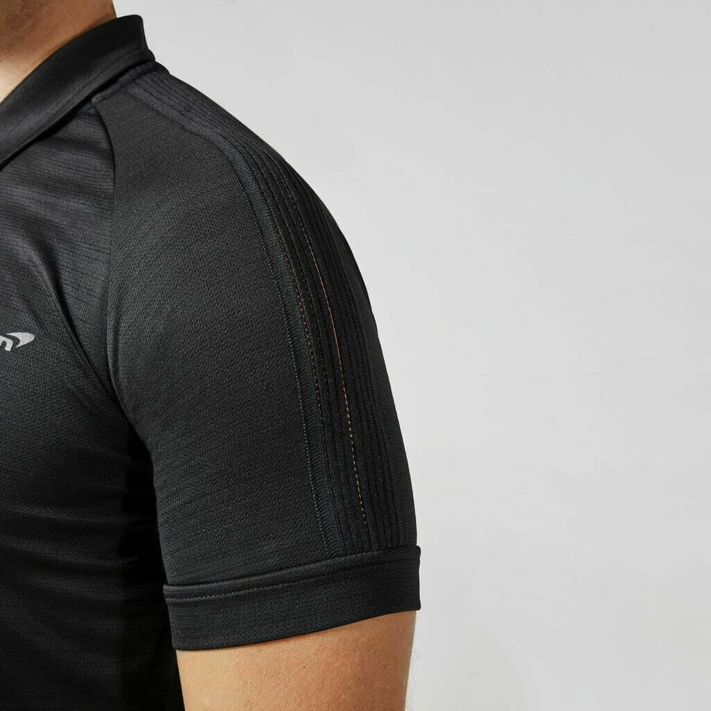 McLaren F1 Men's Tech Polo Shirt- Black Polos Light Gray