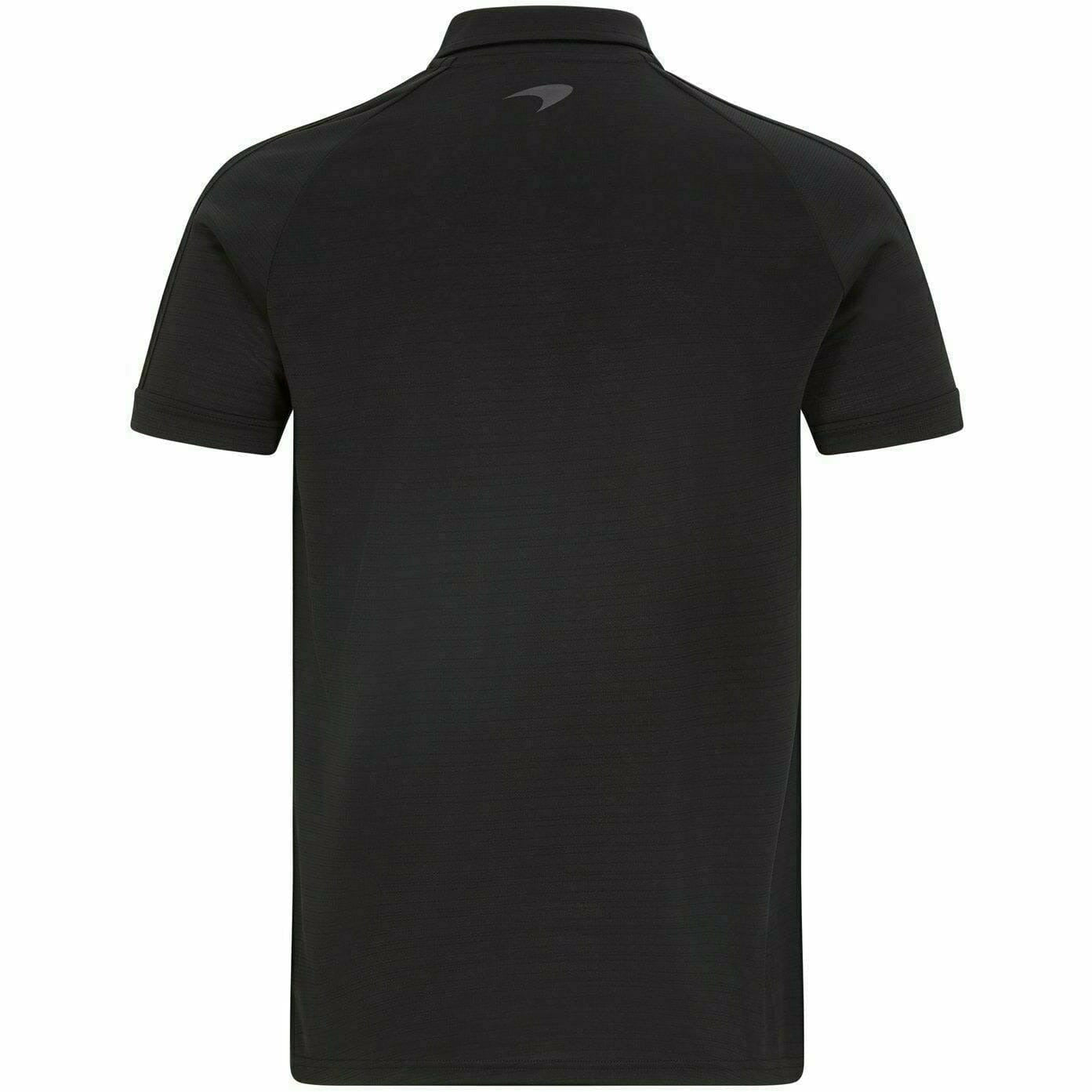 McLaren F1 Men's Tech Polo Shirt- Black Polos Dark Slate Gray