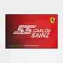 Scuderia Ferrari F1 Carlos Sainz #55 60x90cm Flag-Red Flag Firebrick
