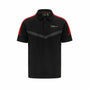 Porsche Motorsport Men's Fanwear Polo Shirt- Black Polos Black