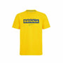 Ayrton Senna Fanwear Logo T-Shirt - Navy/Green/Yellow T-shirts Gold