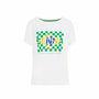 Ayrton Senna Women's Fanwear Flag T-Shirt- White T-shirts White Smoke