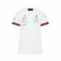 Mercedes Benz AMG Petronas F1 2022 Women's Driver T-Shirt - Black/White T-shirts White Smoke