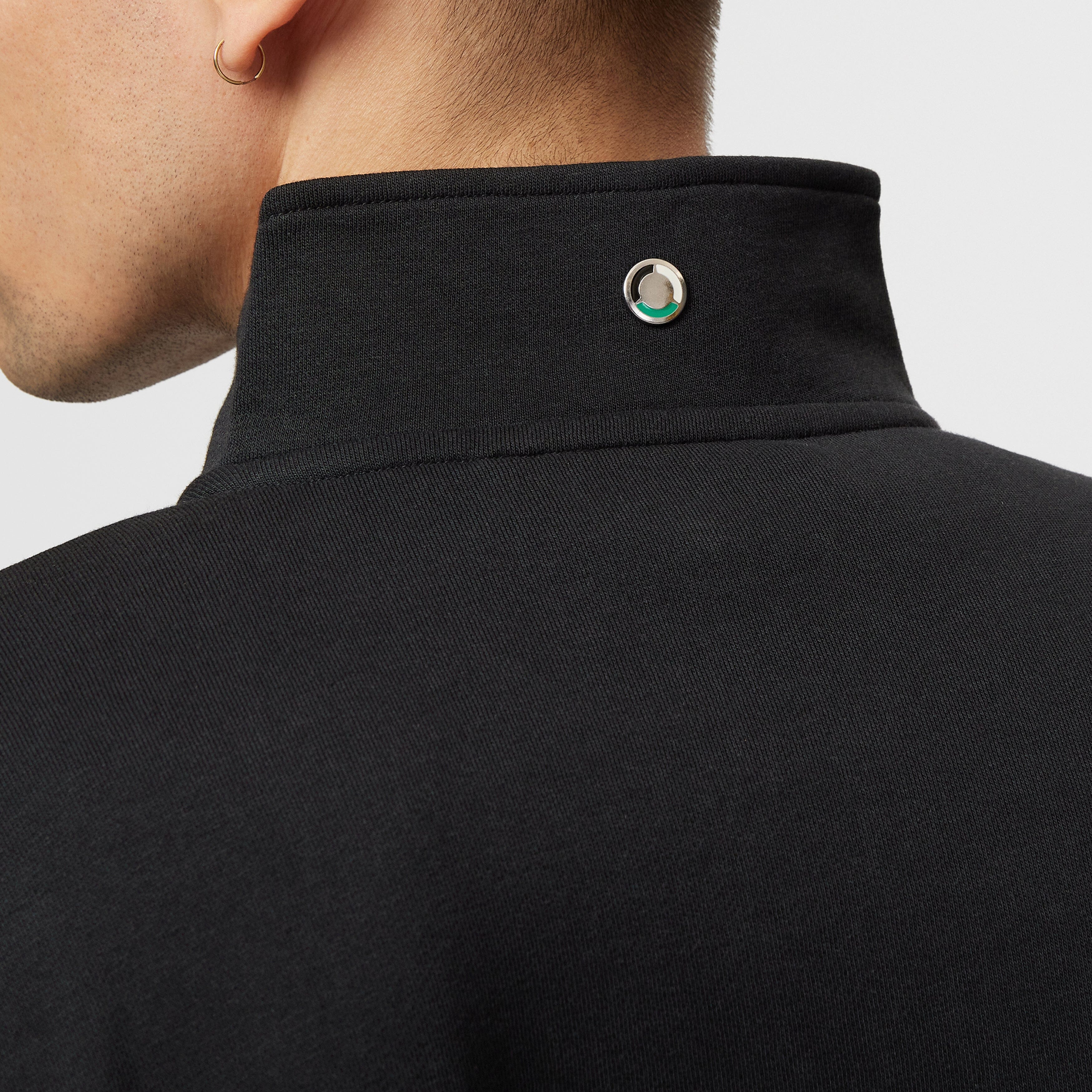 Mercedes AMG Petronas F1 1/4 Zip Sweatshirt- Black Sweatshirt Mercedes AMG Petronas