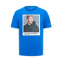 Mercedes AMG Petronas F1 George Russell Portrait T-Shirt - Blue T-shirts Mercedes AMG Petronas