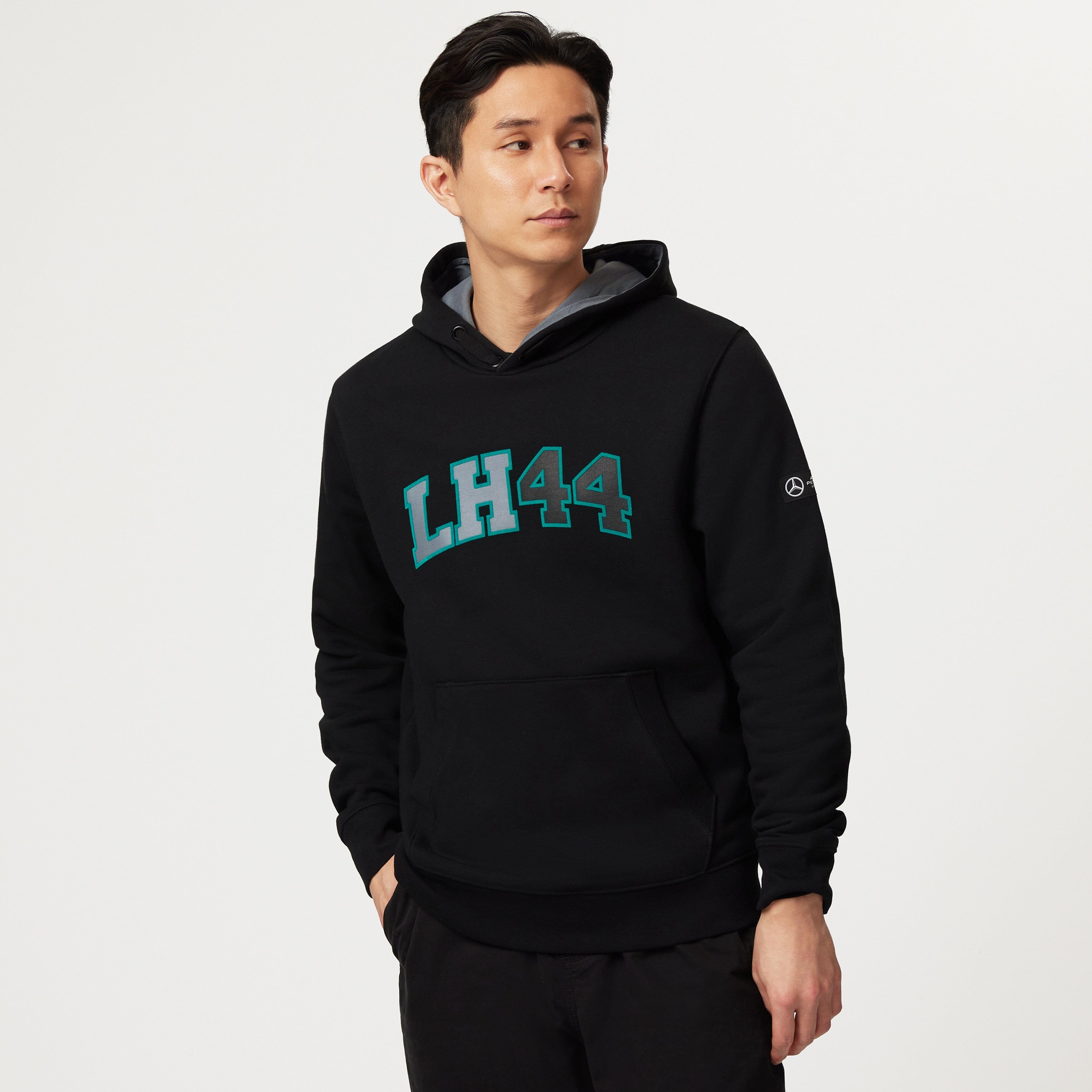 Mercedes AMG Petronas F1 Lewis Hamilton Hooded Sweatshirt - Black/Purple Hoodies Mercedes AMG Petronas