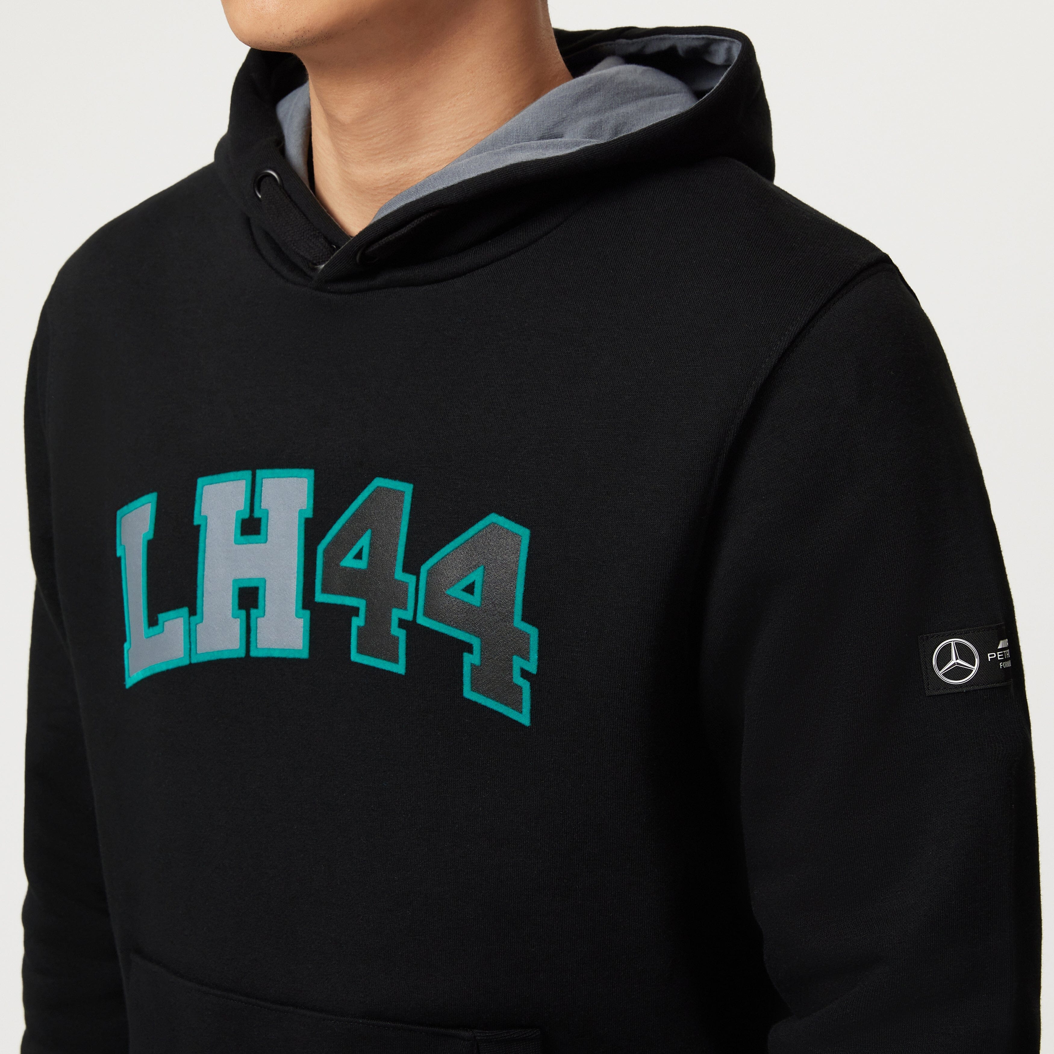 Mercedes AMG Petronas F1 Lewis Hamilton Hooded Sweatshirt - Black/Purple Hoodies Mercedes AMG Petronas