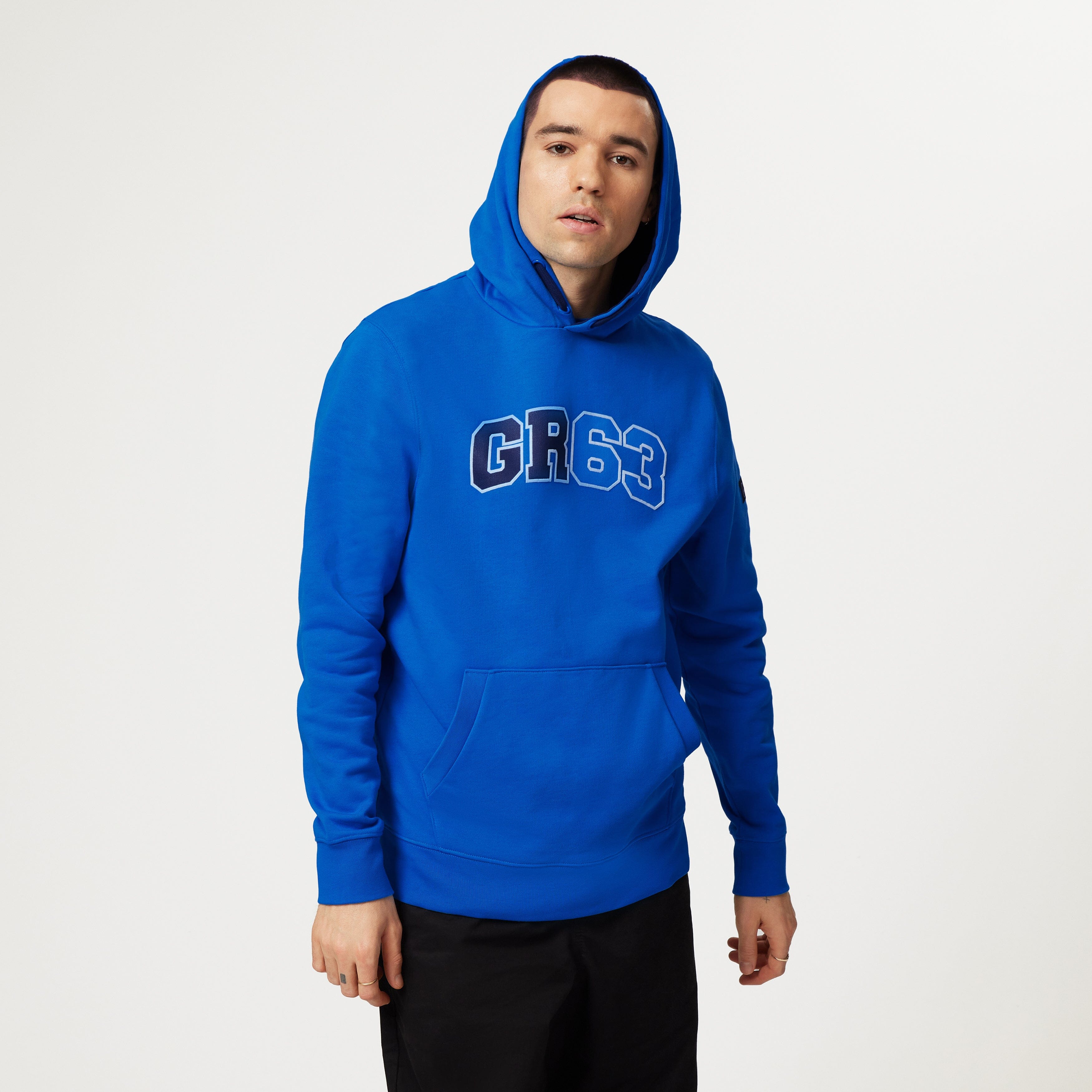 Mercedes AMG Petronas F1 George Russell Hooded Sweatshirt - Black/Blue Hoodies Mercedes AMG Petronas