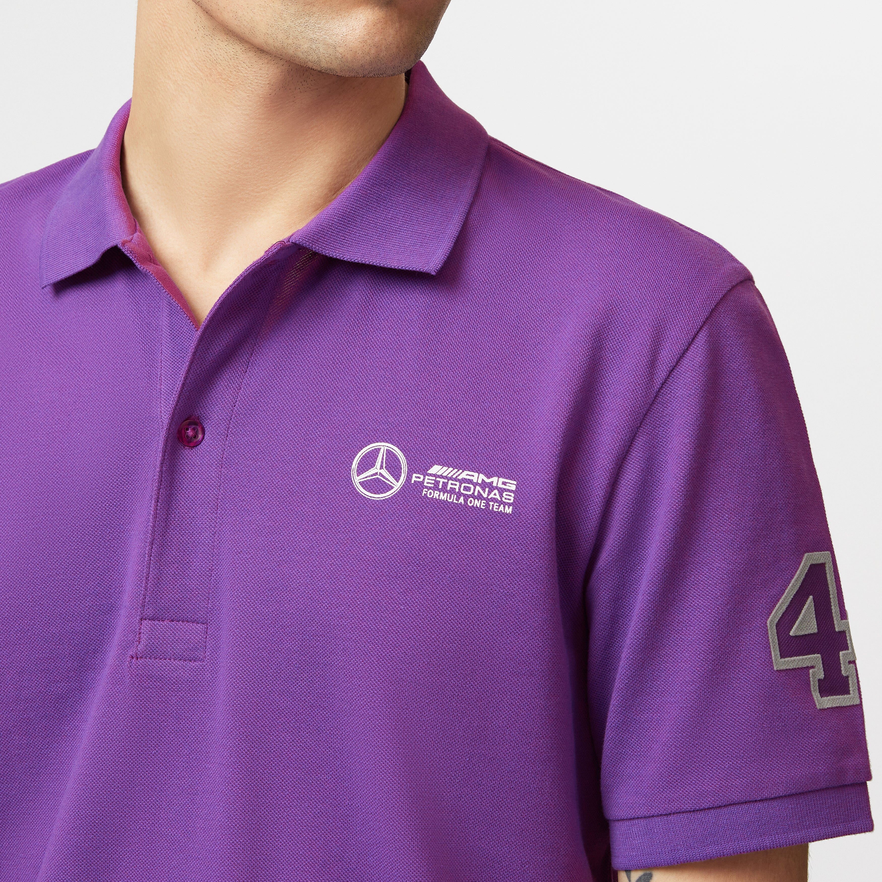 Mercedes AMG Petronas F1 Men's Lewis Hamilton Polo Polos Mercedes AMG Petronas