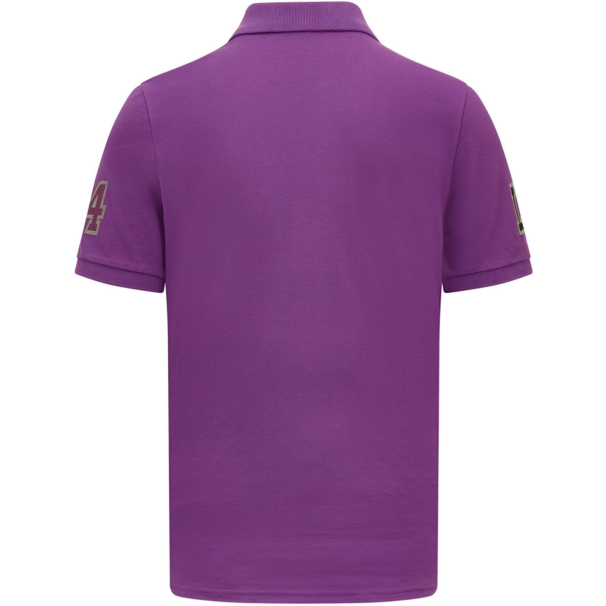 Mercedes AMG Petronas F1 Men's Lewis Hamilton Polo Polos Dark Slate Blue