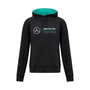 Mercedes AMG Petronas F1 Women's Oversized Hoodie - Black/White Hoodies Mercedes AMG Petronas XXS Black