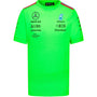 Mercedes AMG Petronas F1 2023 Men's Set Up Driver T-Shirt - Volt Green T-shirts Lime Green