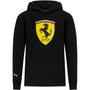 Scuderia Ferrari F1 Kids Big Shield Hoodie Sweatshirt -Red/Black Hoodies Scuderia Ferrari 1-2 Years Black