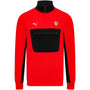 Scuderia Ferrari F1 Men's Puma 1/4 Zip Sweater - Red/Black Sweaters Scuderia Ferrari XS Red