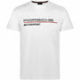 Porsche Motorsport Men's White T-Shirt T-shirts Lavender