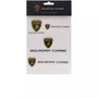 Automobili Lamborghini Squadra Corse Sticker Set Stickers Dark Slate Gray