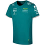 Aston Martin Cognizant F1 2023 Men's Team T-Shirt- Green T-shirt Dark Cyan