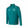 Aston Martin Cognizant F1 2022 Men's Team Mid Layer Jacket- Green Jackets Dark Cyan