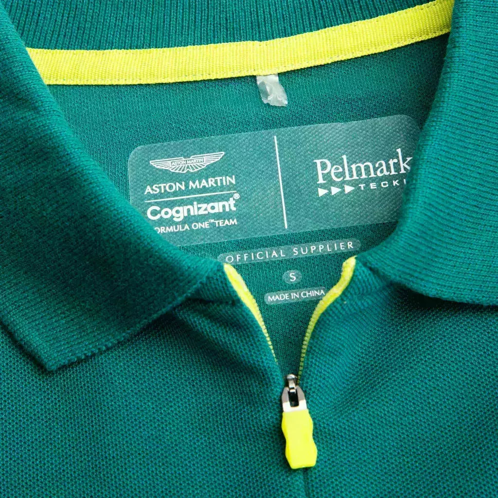 Aston Martin Cognizant F1 Lifestyle Polo Shirt Polos Dark Cyan
