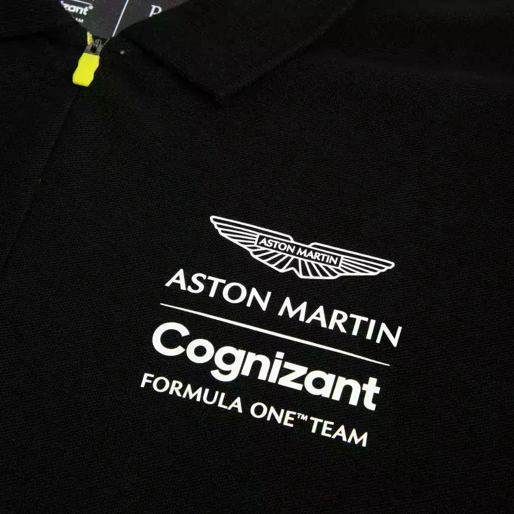 Aston Martin Cognizant F1 Lifestyle Polo Shirt Polos Black