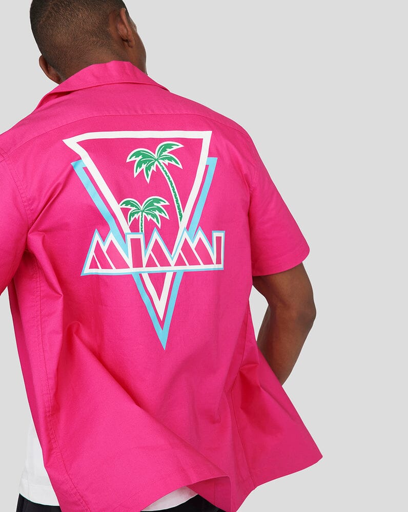Red Bull Racing F1 Special Edition Miami Button Down Shirt - Pink Shirts Red Bull Racing