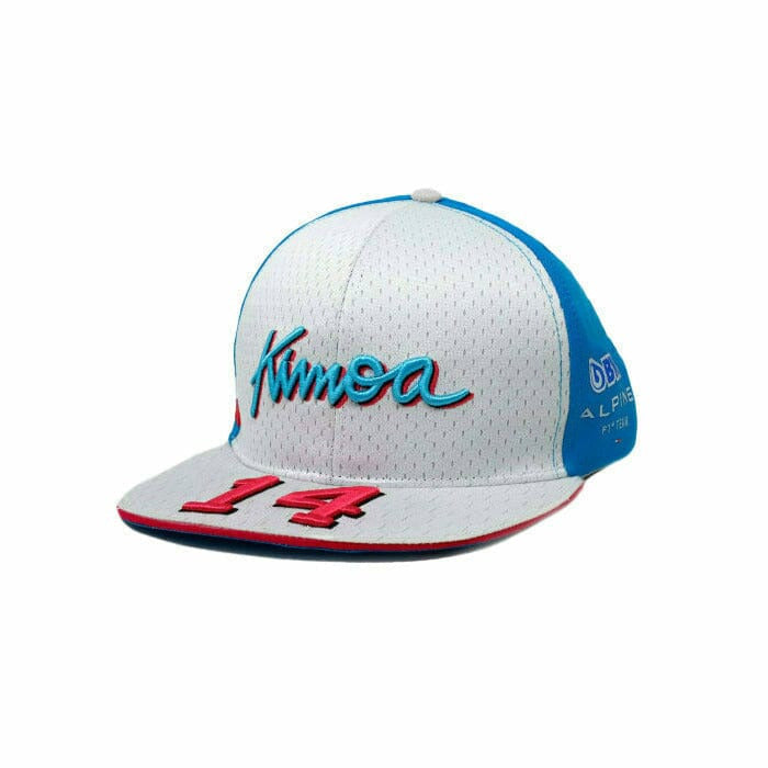 Alpine Racing F1 2022 Kimoa Team Fernando Alonso Miami GP Hat - White Hats Light Gray
