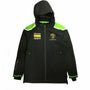 Automobili Lamborghini Squadra Corse Men's Team Lightweight Jacket Black Jackets Dark Slate Gray
