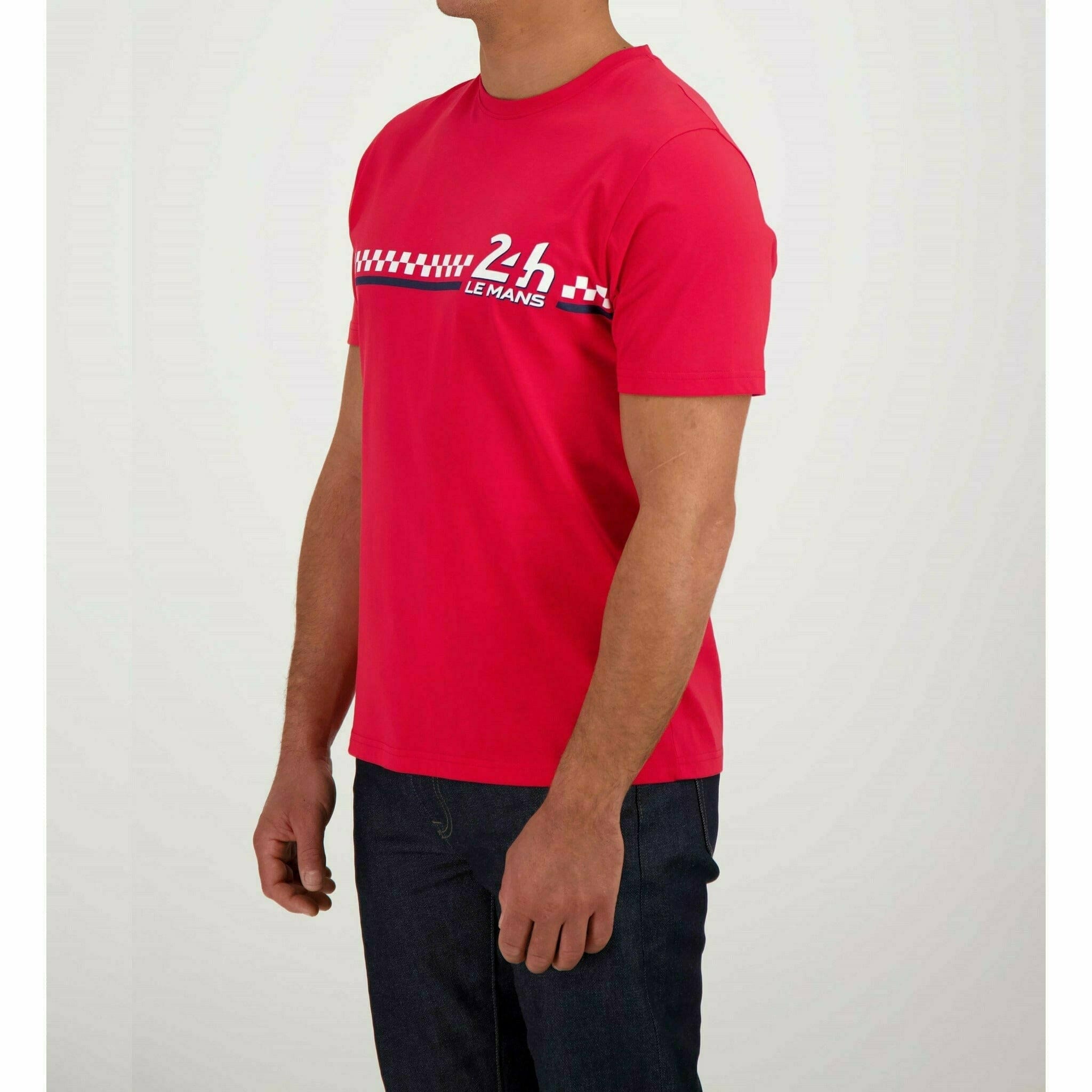Le Mans 24 Hours Men's Classic T-Shirt - Navy/Red/White T-shirts Light Gray