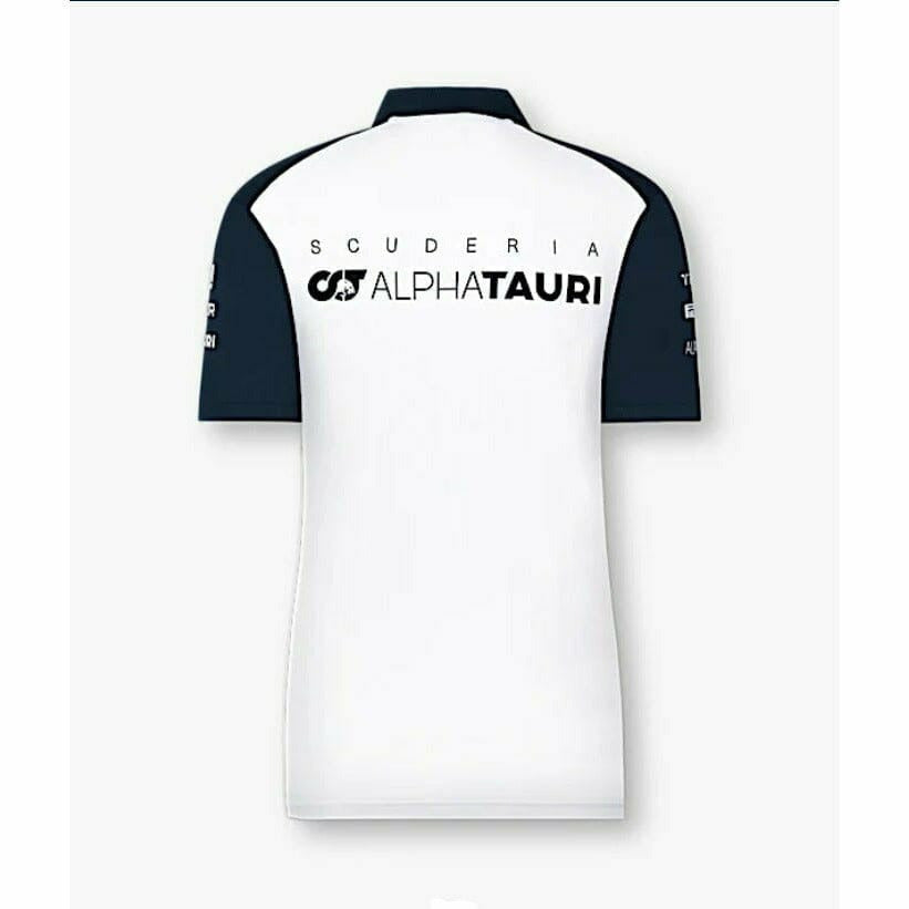 Scuderia AlphaTauri F1 2022 Women's Team Polo Shirt - Navy/White Polos White Smoke