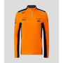 McLaren F1 Women's 2023 Team Quarter Zip Midlayer Jacket- Papaya Jackets Dark Orange