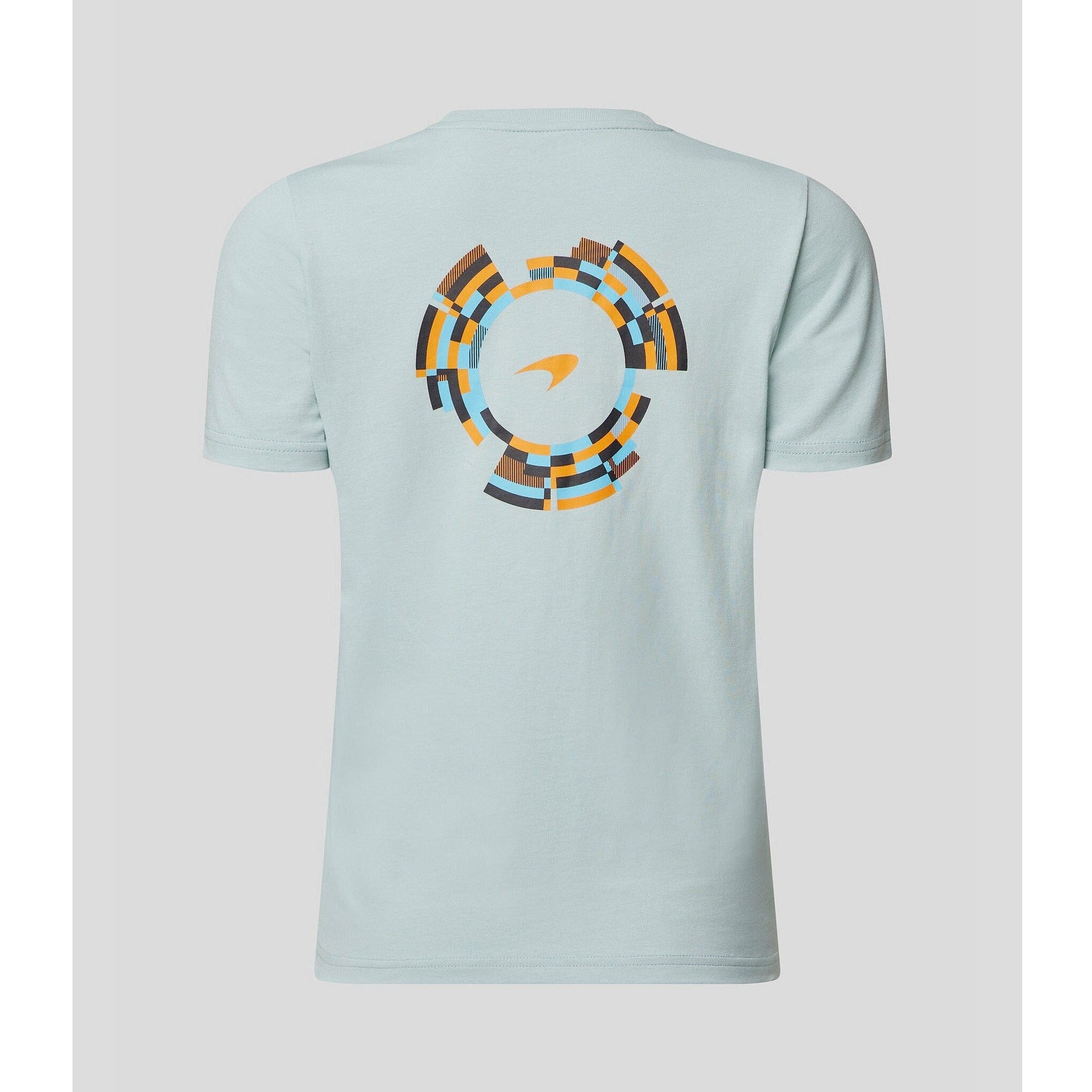 McLaren F1 Women's Dynamic T-Shirt - Cloud Blue/Papaya T-shirts Light Gray