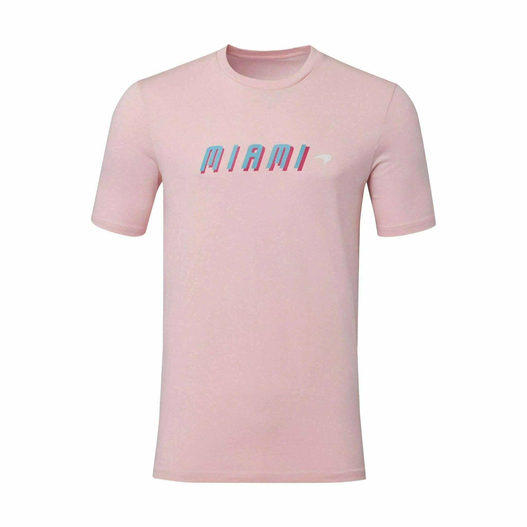 McLaren F1 Men's Miami Neon Graphic T-Shirt-Black/White/Vice Blue/Beetroot Purple/Crystal Rose/Aqua Sky T-shirts Thistle