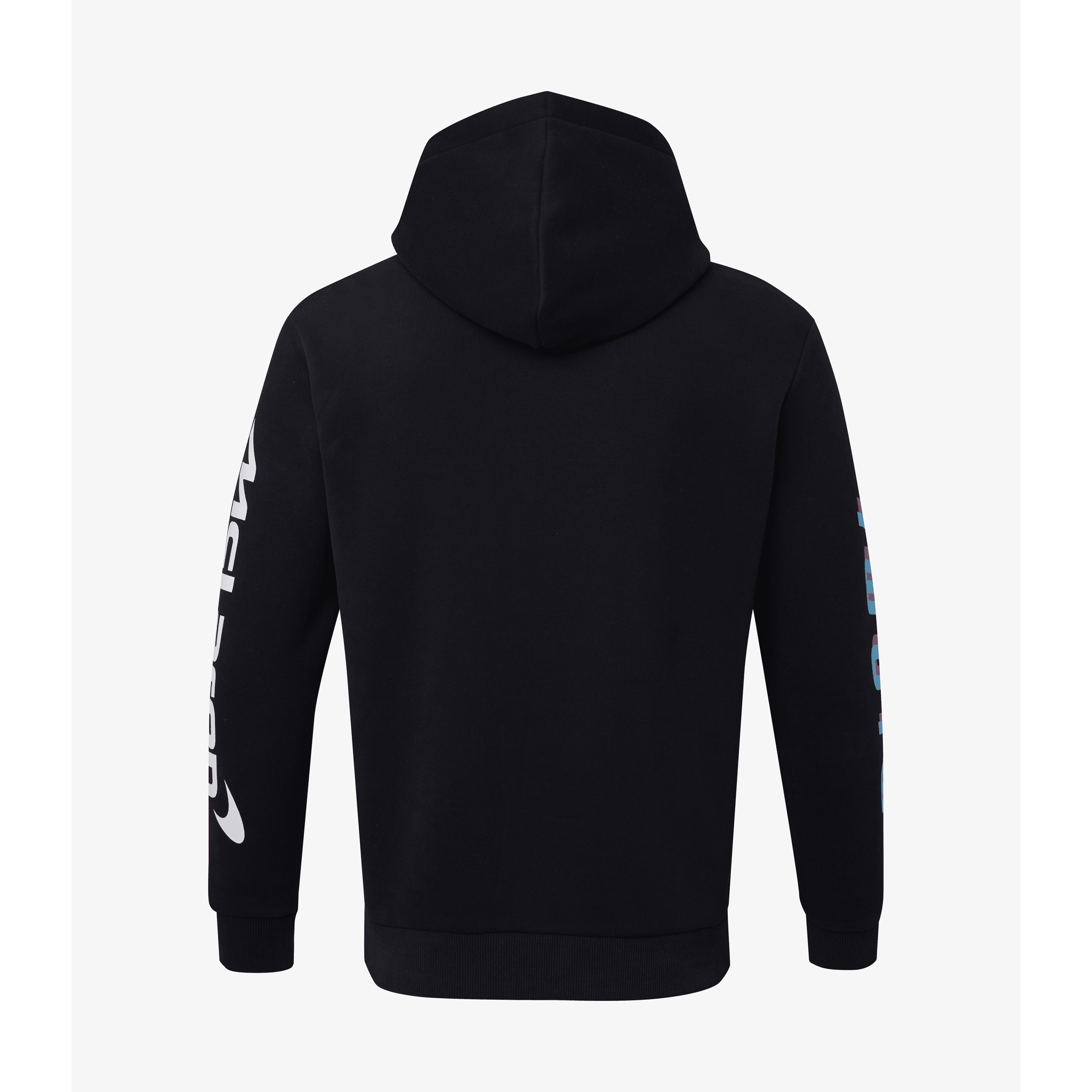 McLaren F1 Men's Miami Neon Logo Hoodie -Black/Vice Blue/Aqua Sky Hoodies Black
