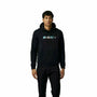 McLaren F1 Men's Miami Palm Graphic Hoodie -Black/Aqua Sky/Crystal Rose Hoodies Black